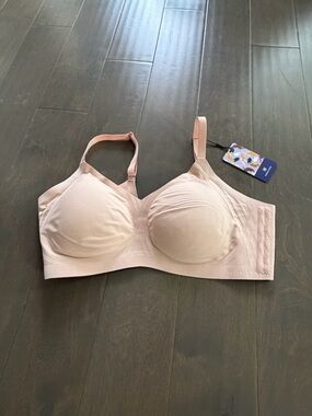 Honeylove Wireless Seamless Bra in Blush Pink